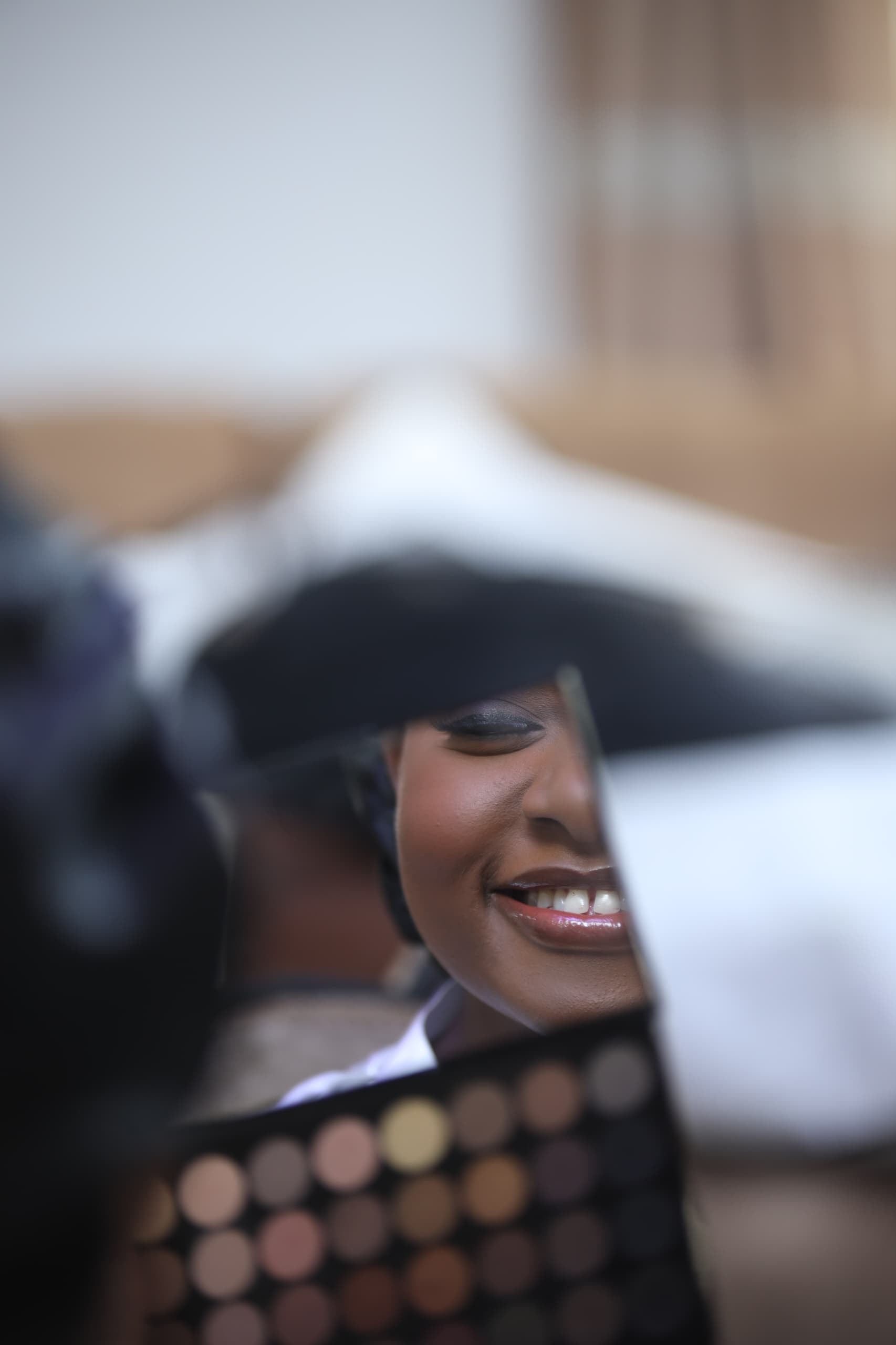Bridal makeup application